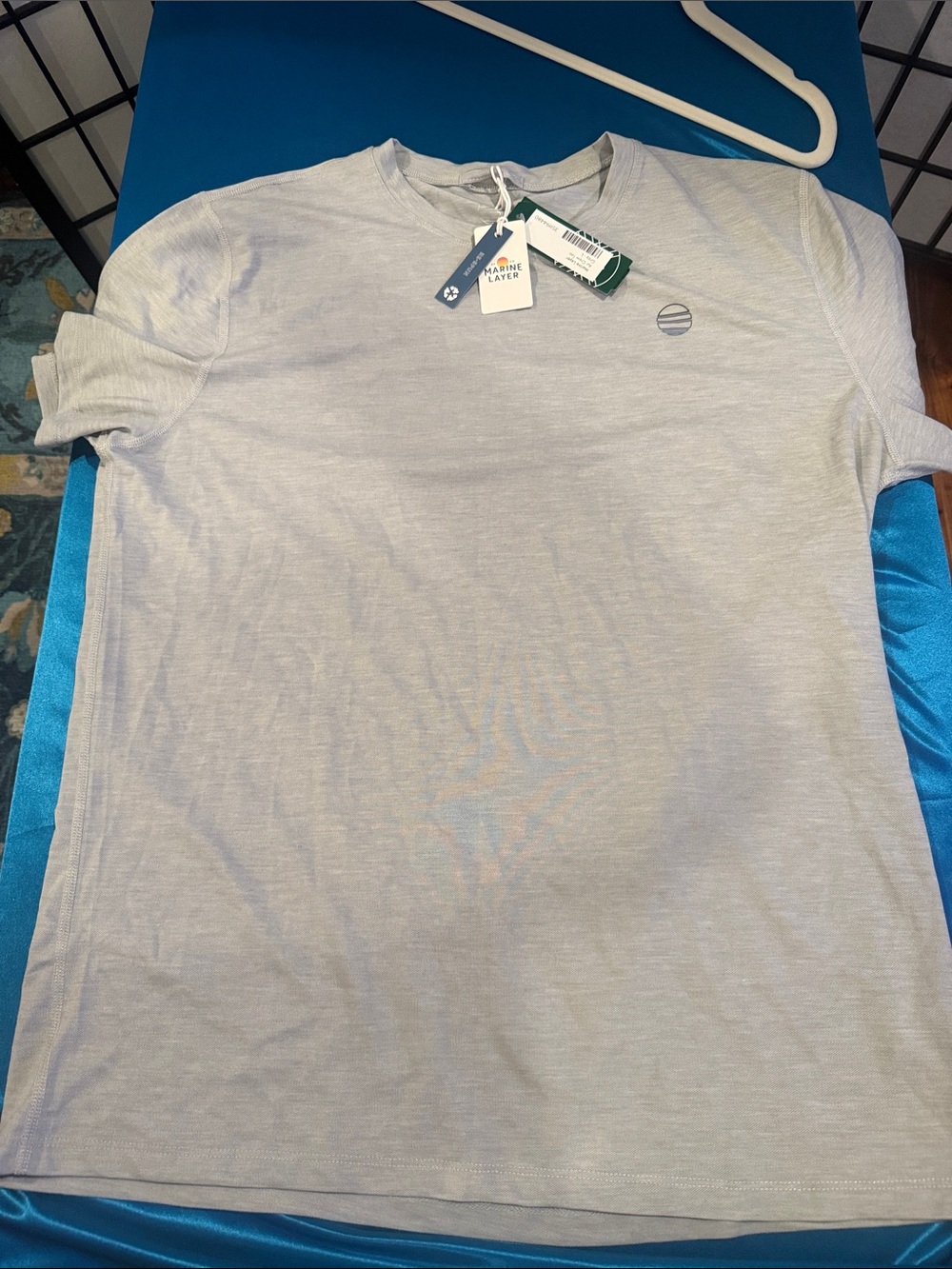 Marine Layer Men’s Short-Sleeve Crew T-Shirt - Light Gray